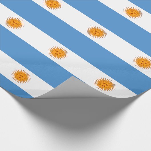 Argentinien Geschenkpapier (Ecke)