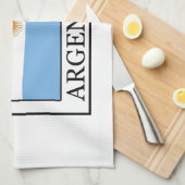 Argentinien Geschirrtuch (Viertel Falte)