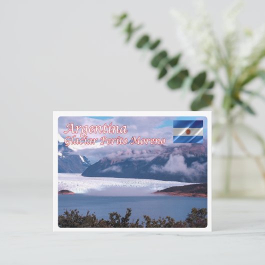 Argentinien - Glaciar Perito - Postkarte (Stehend Vorderseite)