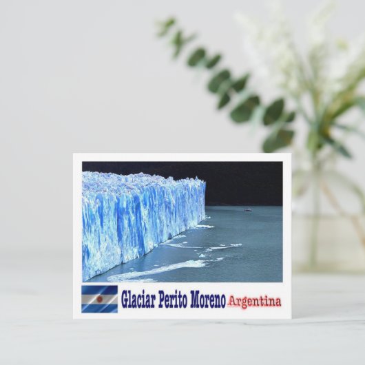 Argentinien - Glaciar Perito - Postkarte (Stehend Vorderseite)
