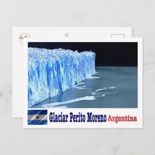 Argentinien - Glaciar Perito - Postkarte (Vorne/Hinten)