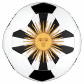 Argentinien Golden Sun, Flag Sol de Mayo / Sport Fußball (Vorderseite)