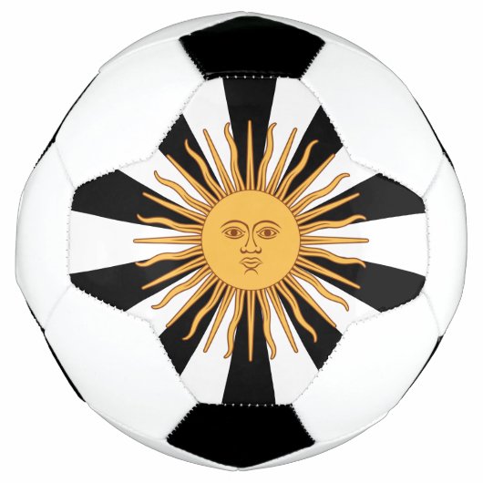 Argentinien Golden Sun, Flag Sol de Mayo / Sport Fußball (Vorderseite)