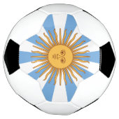 Argentinien Golden Sun, Sol de Mayo Flag / Sport Fußball (Gedreht)