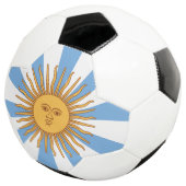 Argentinien Golden Sun, Sol de Mayo Flag / Sport Fußball (Dreiviertel)