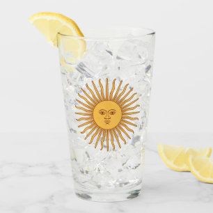 Argentinien Golden Sun, Sol de Mayo Glas
