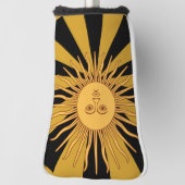 Argentinien Golden Sun, Sol de Mayo Golf Headcover (Rotieren 90)