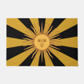 Argentinien Golden Sun, Sol de Mayo / großes Haus Fußmatte (Vorderseite)