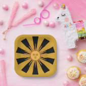 Argentinien Golden Sun, Sol de Mayo Pappteller (Party)