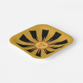 Argentinien Golden Sun, Sol de Mayo Pappteller (Gewinkelt)