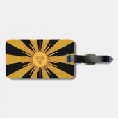 Argentinien Golden Sun, Sol de Mayo / Reise Gepäckanhänger (Rückseite horizontal)