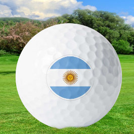 Argentinien Golf Balls, Flaggengolfer / Patrioten Golfball