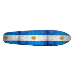 Argentinien Grunge Flag Custom Pro Long Board Skateboard