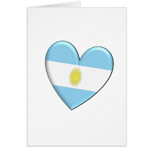 Argentinien-Herz-Flagge