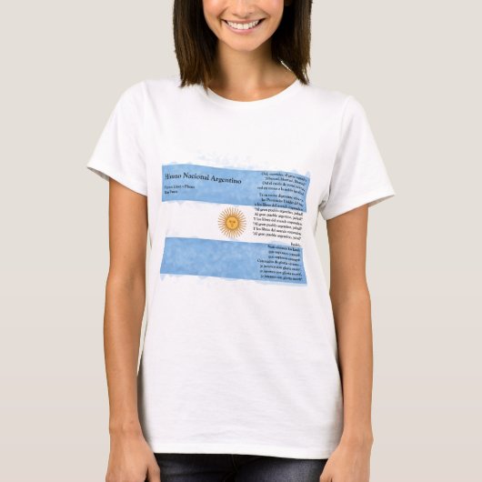 Argentinien - Himno Nacional Argentino T-Shirt (Vorderseite)