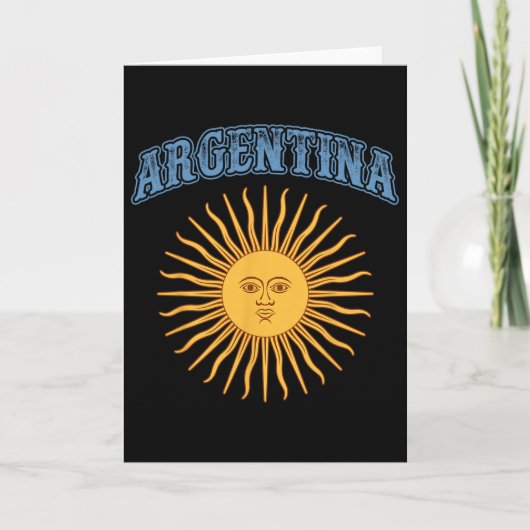 Argentinien Hispanic Heritage Month Son May Argent Karte (Vorderseite)