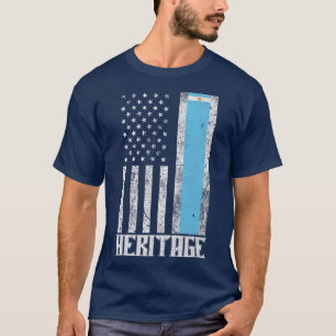 Argentinien - Hispanische Flagge für das Kulturerb T-Shirt