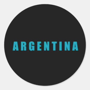 Argentinien, I Liebe Argentinien Runder Aufkleber