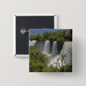 Argentinien, Iguacu Falls in der Sonne. Button (Vorne & Hinten)