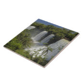 Argentinien, Iguacu Falls in der Sonne. Fliese (Seite)