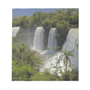 Argentinien, Iguacu-Wasserfälle in der Sonne. Notizblock