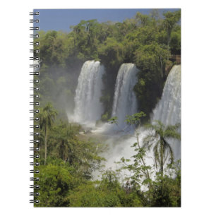 Argentinien, Iguacu-Wasserfälle in der Sonne. Notizblock