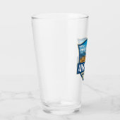 Argentinien Illustration Retro-Abzeichen Glas (Rechts)