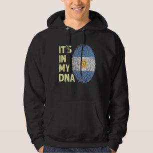 Argentinien in meinem DNA argentinischen Flaggente Hoodie