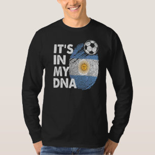 Argentinien in meinem DNA argentinischen Flaggente T-Shirt