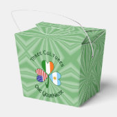 Argentinien Irland USA Kleeblatt Flag Geschenkschachtel (Rückseite)
