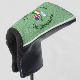 Argentinien Irland USA Kleeblatt Flag Personalisie Golf Headcover