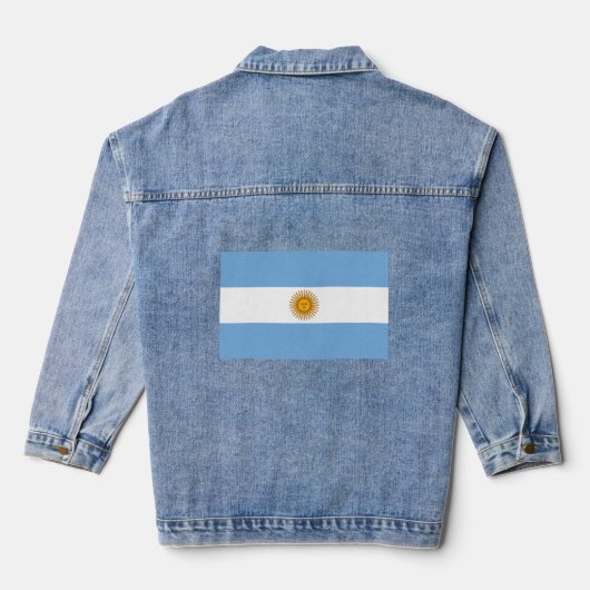 Argentinien Jeansjacke (Rückseite)