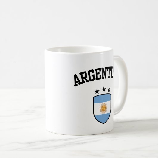 Argentinien Kaffeetasse (VorderseiteRechts)