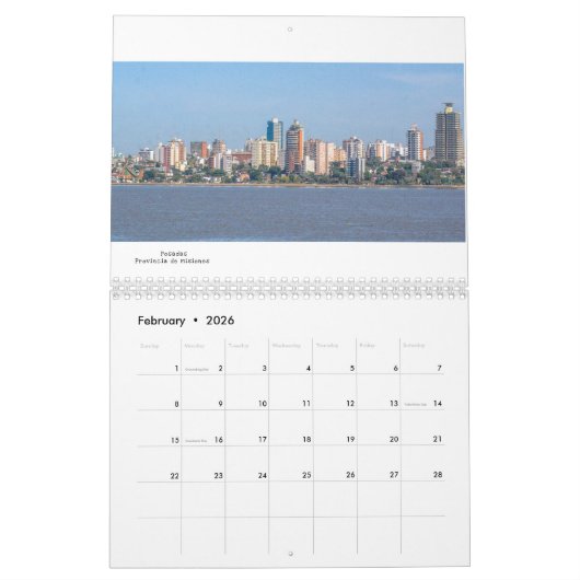 Argentinien Kalender (Feb 2026)