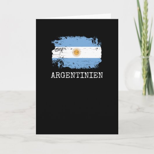 Argentinien Karte (Vorderseite)
