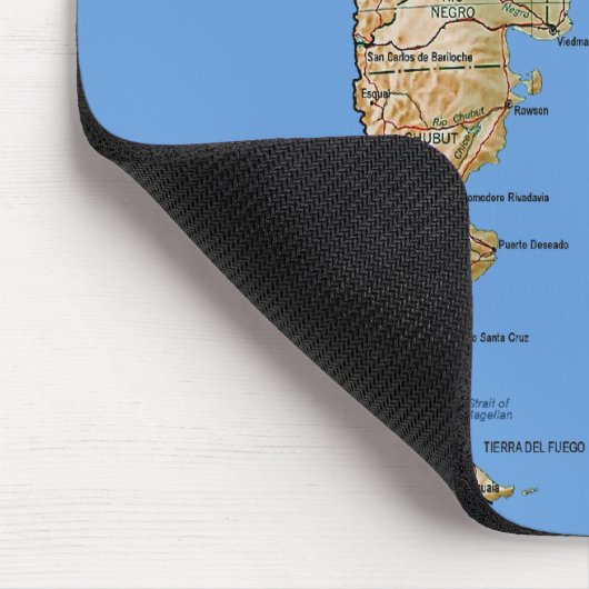 Argentinien-Karte Mousepad (Ecke)