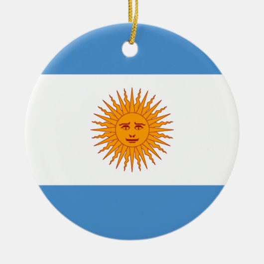 Argentinien Keramik Ornament (Vorne)