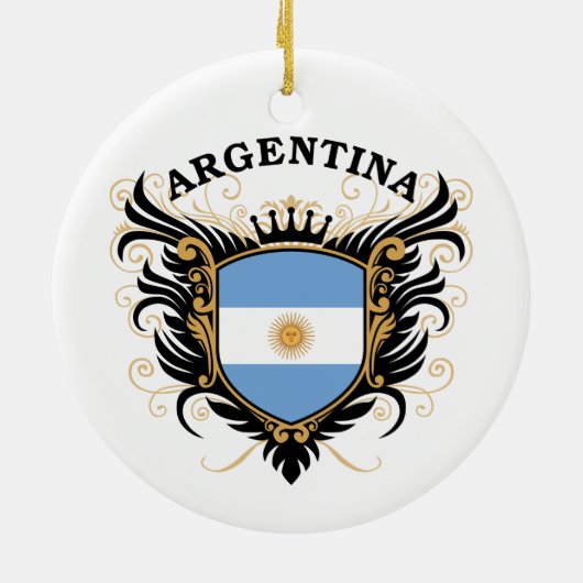 Argentinien Keramik Ornament (Hinten)