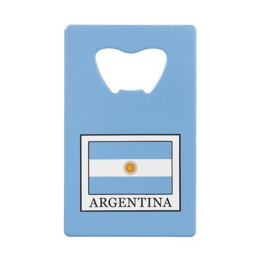 Argentinien Kreditkarten Flaschenöffner (Vorderseite)