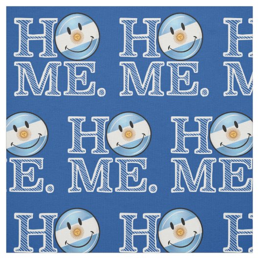 Argentinien lächelt Flaggenhaus Warmer Stoff (Muster)