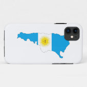 Argentinien-Landesflaggekarten-Formsymbol Case-Mate iPhone Hülle (Rückseite (Horizontal))