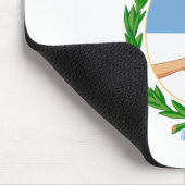 Argentinien Landeswappen Symbol Emblem Flagge Mousepad (Ecke)