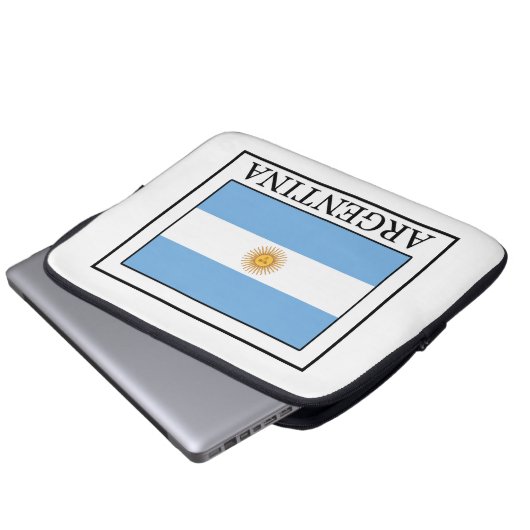Argentinien Laptopschutzhülle (Vorne Knopf)