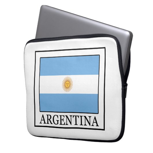 Argentinien Laptopschutzhülle (Vorderseite Links)