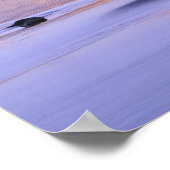 Argentinien, Las Grutas. Der Strand bei Sonnenunte Poster (Ecke)