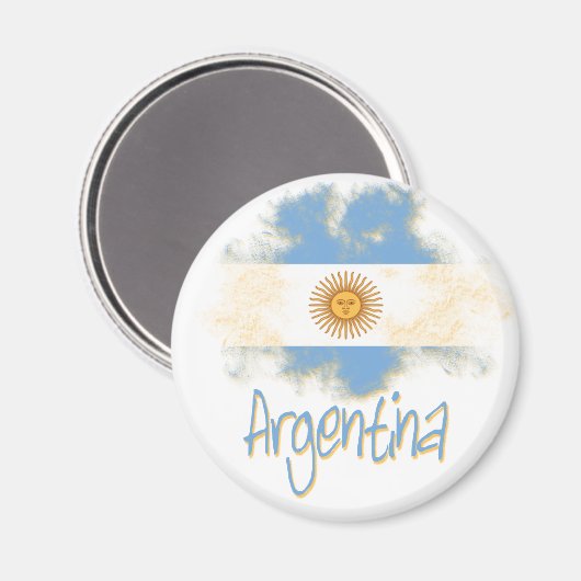 Argentinien Magnet (Vorderseite/Rückseite)
