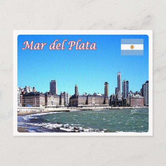 Argentinien - Mar del Plata - Postkarte (Vorderseite)
