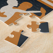 Argentinien: Nahtlose ethnische Illustration. Puzzle (Seite)
