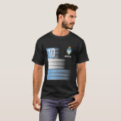 Argentinien Nummer 10 Flag Fußball Männer Frauen K T-Shirt (Vorne ganz)