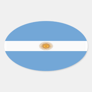 ARGENTINIEN OVALER AUFKLEBER